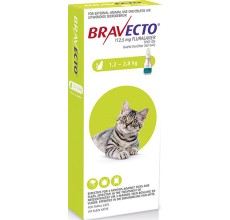 Expiring On- 31/05-  Bravecto for Cats 1.2 - 2.8 kg Spot-On 0.4ml