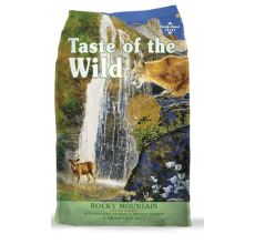 Expiring on- 13/02/2026 - Taste of  the Wild Rocky Mountain Feline Recipe with Roasted Venison & Smoked Salmon 2kg (CAT)
