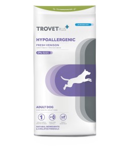 Expiry Date - 02/01/2026 Trovet Plus Adult Dog Hypoallergenic Venison Veterinary Diets 10kg