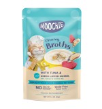 Expiry Date - 03/01/2026 Moochie Kitten Creamy Broth With Tuna & Green-Lipped Mussel 40g - pouch
