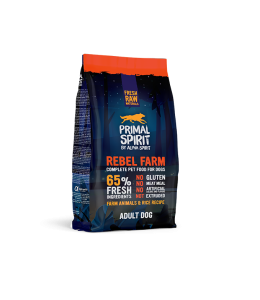 Expiry Date - 04/01/2026 Primal 65% Rebel Farm Dog Food 1 kg