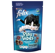 Expiry Date - 05/01/2026 Purina Felix Play Tubes Tuna and Crab