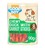 Expiry Date - 08/01/2026 Duck Carrot Stick 90G