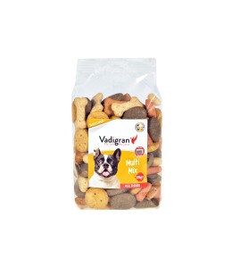 Expiry Date - 08/01/2026 Vadigran Snack Dog Biscuits Multi Mix - 500g
