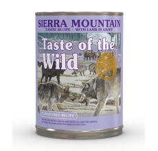Expiry Date - 10/01/2026 Taste of  the Wild Sierra Mountain Canine Recipe with Roasted Lamb 390grm (DOG)
