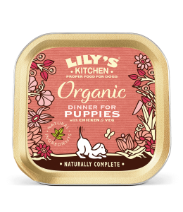 Expiry Date - 30/12/2025 Lilys Kitchen Organic Dinner Wet Puppy Food (150g)