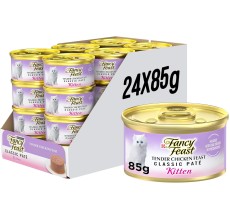 Fancy Feast Kitten Ocean Whtfish 85g - Pack of 24