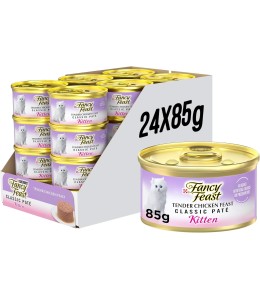 Fancy Feast Kitten Ocean Whtfish 85g - Pack of 24