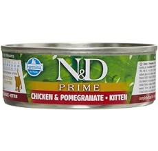 Farmina N&D Cat Prime Chicken & Pomegranate Kitten 80g