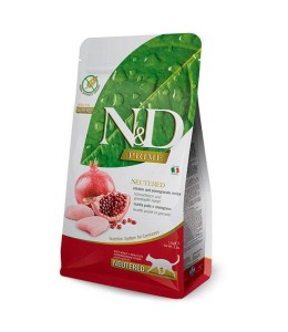 Farmina N&D Chicken & Pomegranate Food for Neutered Adult Cats 1.5kg