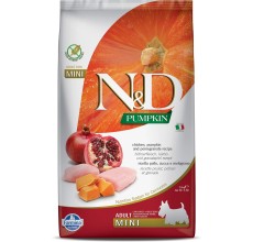 Farmina N&D Chicken, Pumpkin & Pomegranate for Mini Adult Dogs 2.5kg