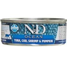 Farmina N&D Wet Ocean Cat Tuna Cod Shrimp & Pumpkin 80g
