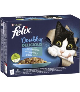 Felix Fish Multipack of 12 - 85g