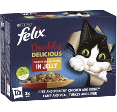 Felix Mixed Meat Multipack of 12 - 85g