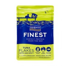 Fish4Dogs Tuna Flakes with Anchovy Wet Food - 100G