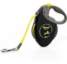 Flexi Giant Retractable Tape Lead L 8m Black/Neon