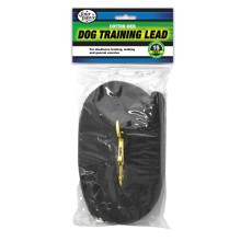 Four Paws Cotton Web Lead, Black 15