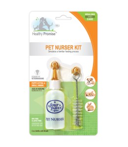 Four Paws Healthy Promise Pet Nurser Kit, 2 oz. bottle w/brush (On blister card) One Size