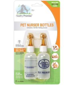 Four Paws Pet Nurser Kit, Two 2 oz. bottles (On blister card) One Size