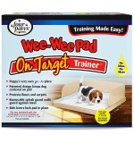 Four Paws Wee-Wee Pad On Target Trainer Dog and Puppy Training Tray 22" x 22" x 1.5