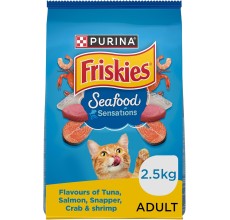 Friskies Cat Food Adult Seafood Sensations 2.5 Kg
