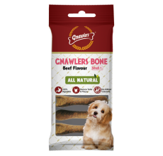 Gnawlers Bone 3" Small-Snack For Dogs-Beef-6pcs/pack-108g