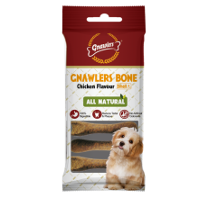 Gnawlers Bone 3" Small-Snack For Dogs-Chicken-6pcs/pack-108g