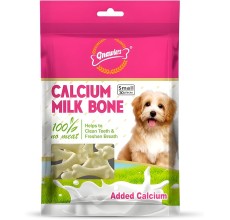 Gnawlers Calcium Milk Bone 2" Small-Snack For Dogs-30pcs/pack-270g