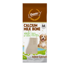 Gnawlers Calcium Milk Bone 3" Medium-Snack For Dogs-23g