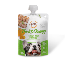 Gnawlers Thick & Creamy Dog Treat 100g-Tender Duck & Pumpkin