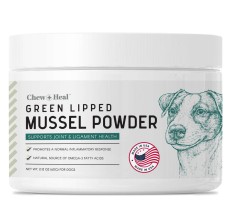 Chew & Heal - Green Lipped Mussel Powder Joint & Ligament Health Supplement for Dogs & Cats - 250gm
