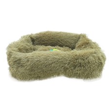 Grizzly Square Bed Light Brown - 55 x 45 x 20cm - Small