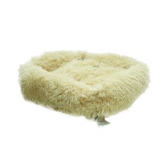 Grizzly Square Bed Off white - 90 x 56 x 18cm - Large