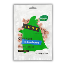 Happi Skippi Just Freeze-Dried Treat Chicken&Blueberry for Cats and Dogs 10g