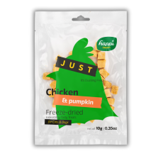 Happi Skippi Just Freeze-Dried Treat Chicken&Pumpkin for Cats and Dogs 10g