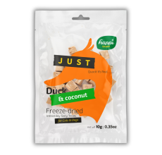 Happi Skippi Just Freeze-Dried Treat Duck&Coconut for Cats and Dogs 10g