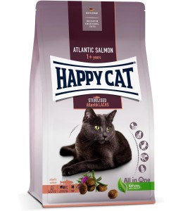Happy Cat Adult Sterilised Atlantik-Lachs (Atlantic Salmon 4 KG)