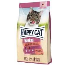 Happy Cat Minkas Sterilized Salmon Dry Cat Food 10kg