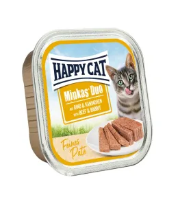 Happy Cats Minkus Duo Beef & Rabbits 100g