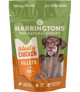Harringtons Chicken Fillets High Meat Dog Treats 70g