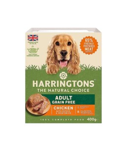 Harringtons Chicken Grain Free Adult Wet Dog Food 400g