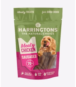 Harringtons Chicken Sausage High Meat Dog Treats 70g