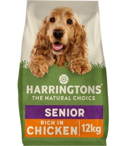 Harringtons Complete Chicken & Rice Senior Dry Dog Food 12kg