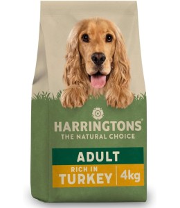 Harringtons Complete Turkey with Veg Adult Dry Dog Food 4KG