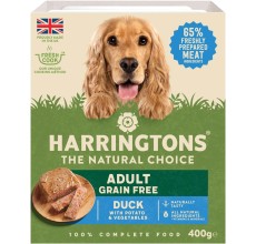 Harringtons Duck Grain Free Adult Wet Dog Food 400g
