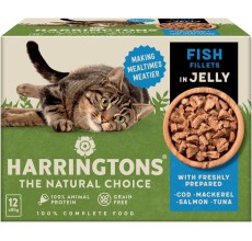 Harringtons Fish in Jelly Wet Cat Food Multipack