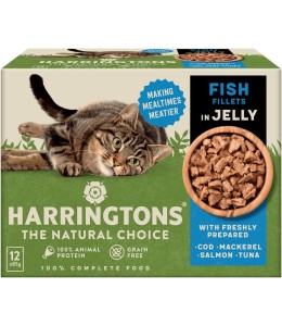 Harringtons Fish in Jelly Wet Cat Food Multipack