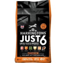 Harringtons Just 6 Chicken Grain Free Adult Dry Dog Food 12KG