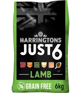 Harringtons Just 6 Lamb Grain Free Adult Dry Dog Food 6KG