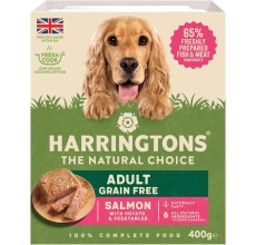 Harringtons Salmon Grain Free Adult Wet Dog Food 400g